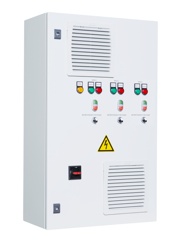 Шкафы управления АЛЬФАУМ АЛМ-ШУН 2 насосами с ПЧ на каждый электродвигатель