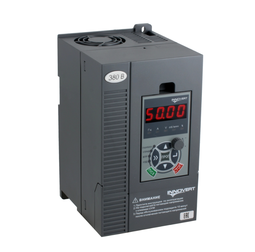 Преобразователь частоты INNOVERT PUMP IHD402P43T, 4,0кВт, 380В, 9А